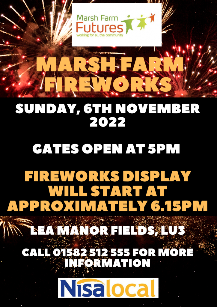 Marsh Farm Fireworks 2022